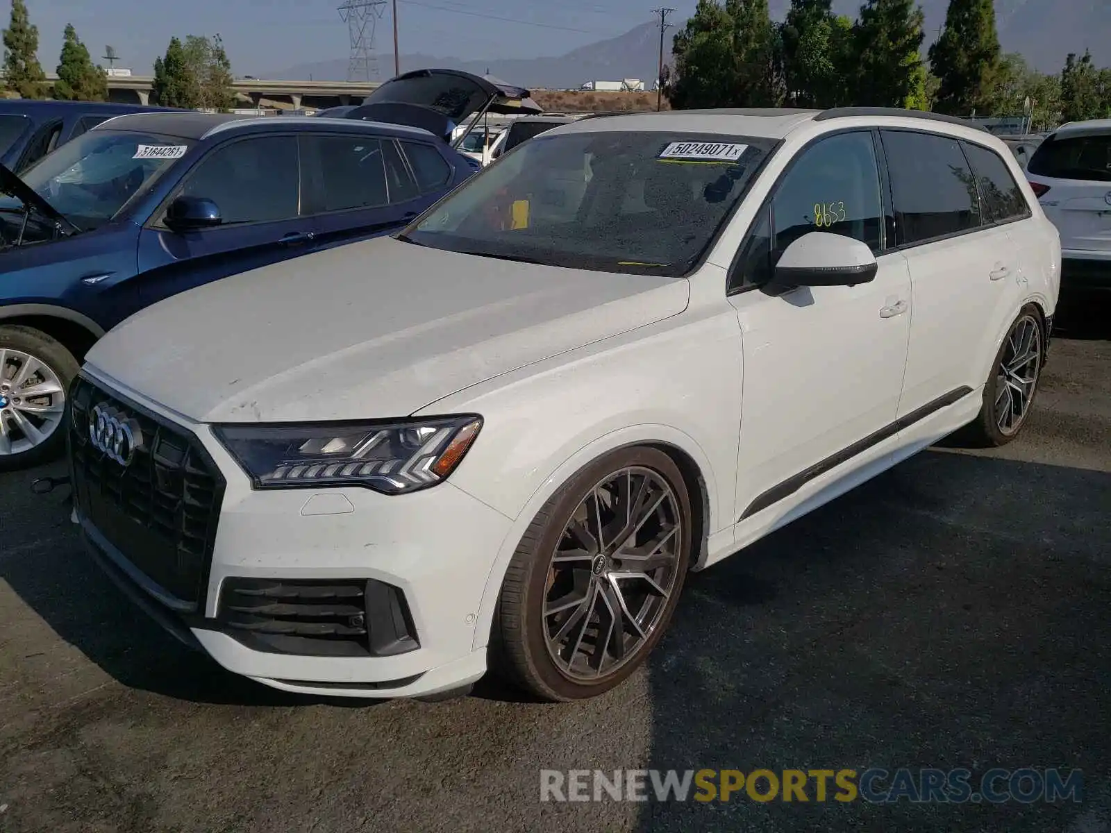 2 Photograph of a damaged car WA1VXAF73MD012860 AUDI Q7 2021