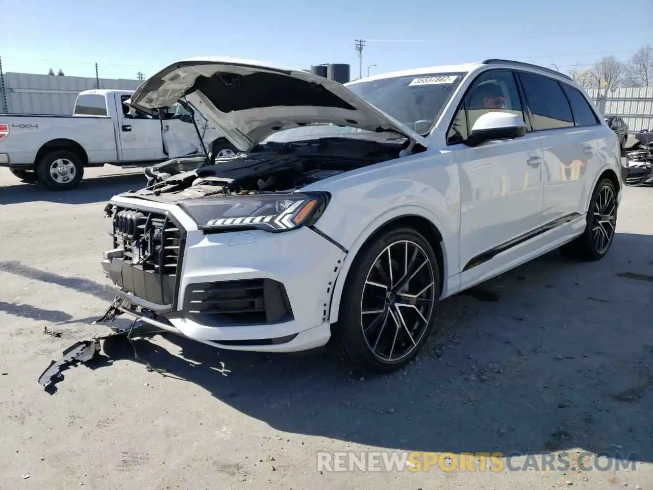 2 Photograph of a damaged car WA1VXAF74MD027688 AUDI Q7 2021