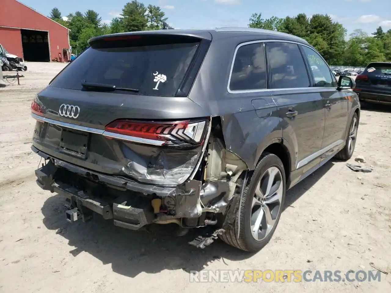 4 Фотография поврежденного автомобиля WA1VXAF75MD000466 AUDI Q7 2021