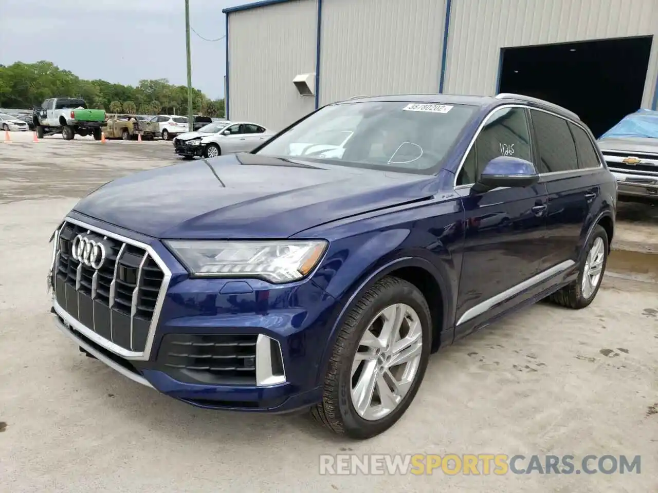 2 Photograph of a damaged car WA1VXAF75MD011449 AUDI Q7 2021