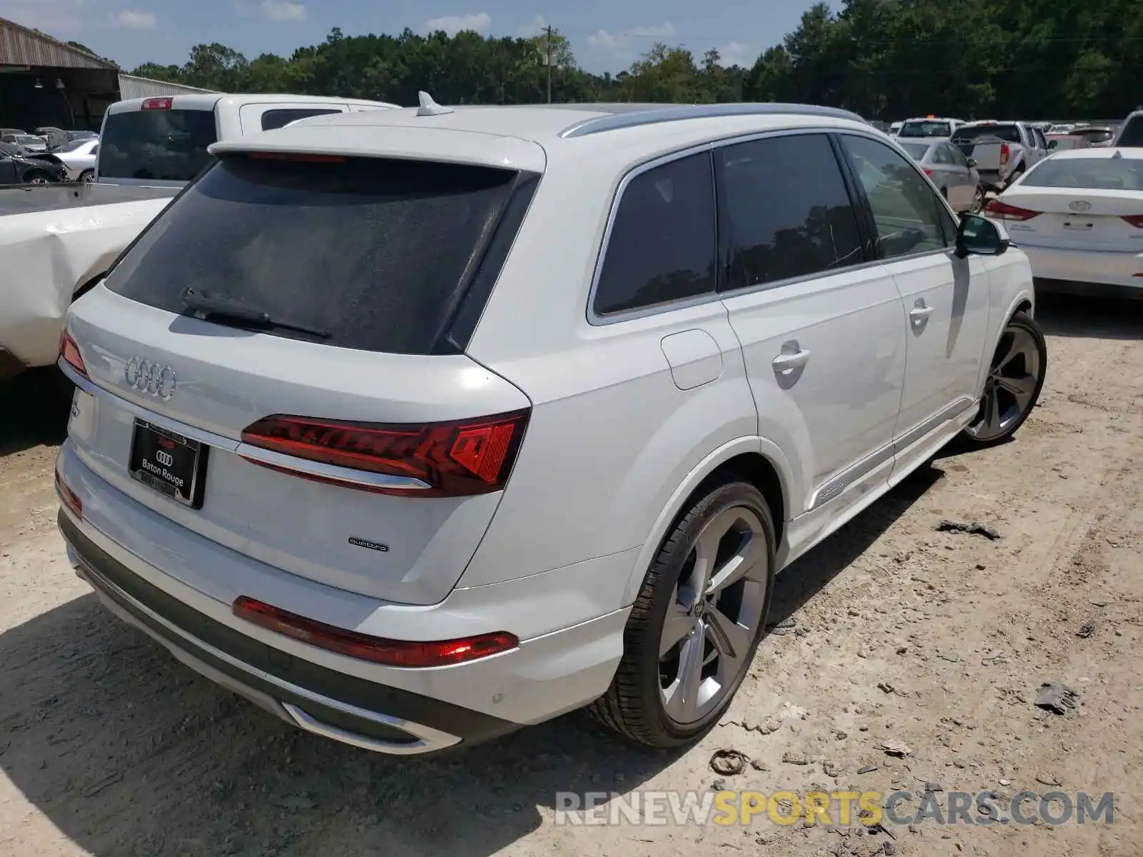 4 Фотография поврежденного автомобиля WA1VXAF76MD022640 AUDI Q7 2021