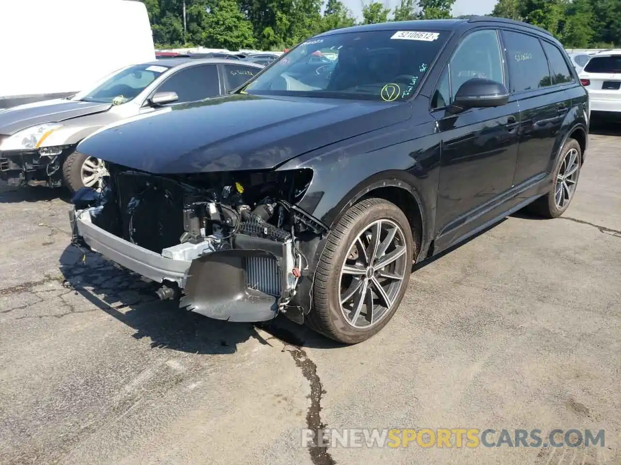 2 Photograph of a damaged car WA1VXAF77MD014305 AUDI Q7 2021