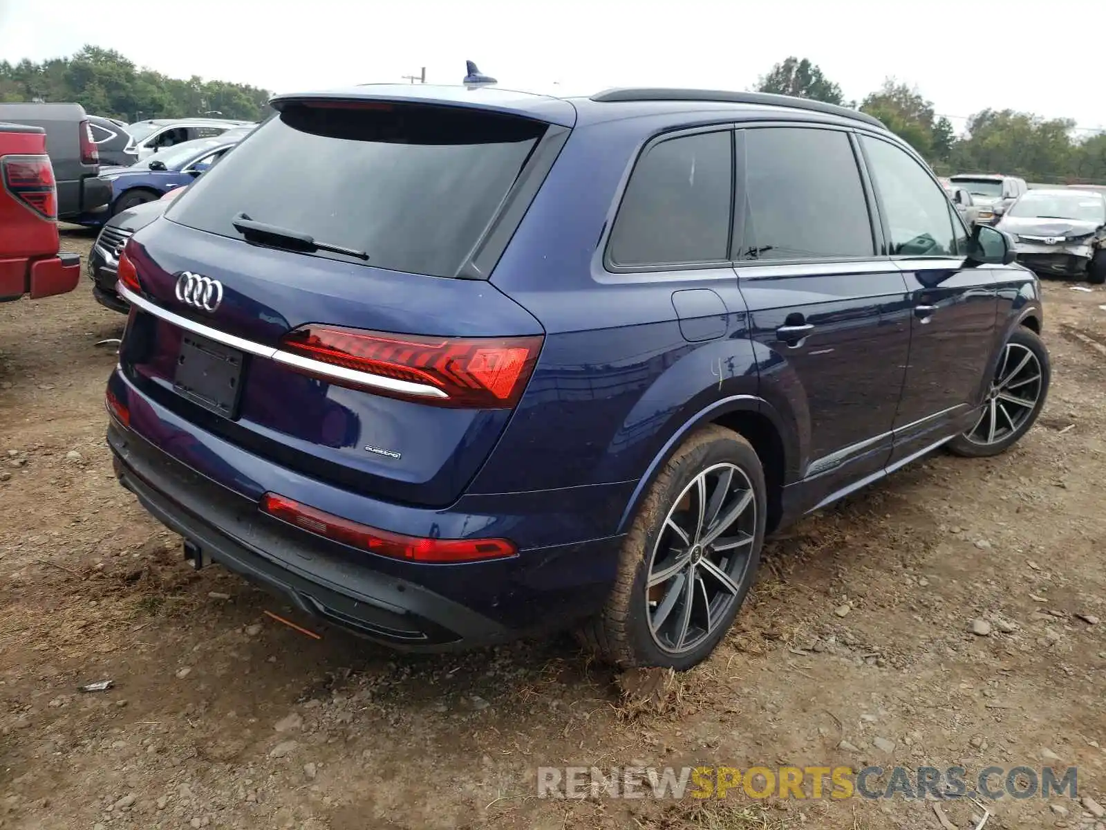 4 Фотография поврежденного автомобиля WA1VXAF77MD019729 AUDI Q7 2021