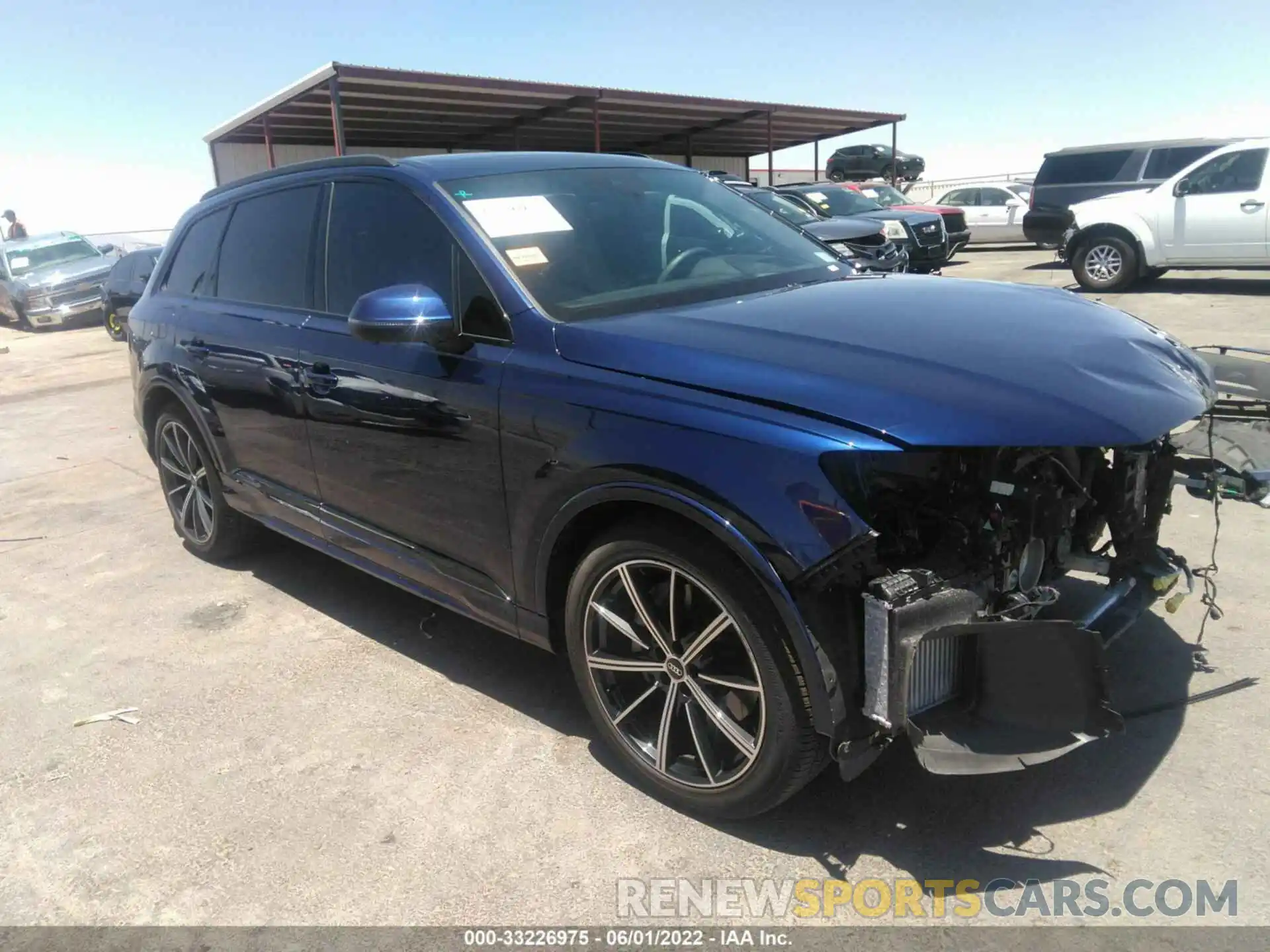 1 Фотография поврежденного автомобиля WA1VXAF77MD022422 AUDI Q7 2021