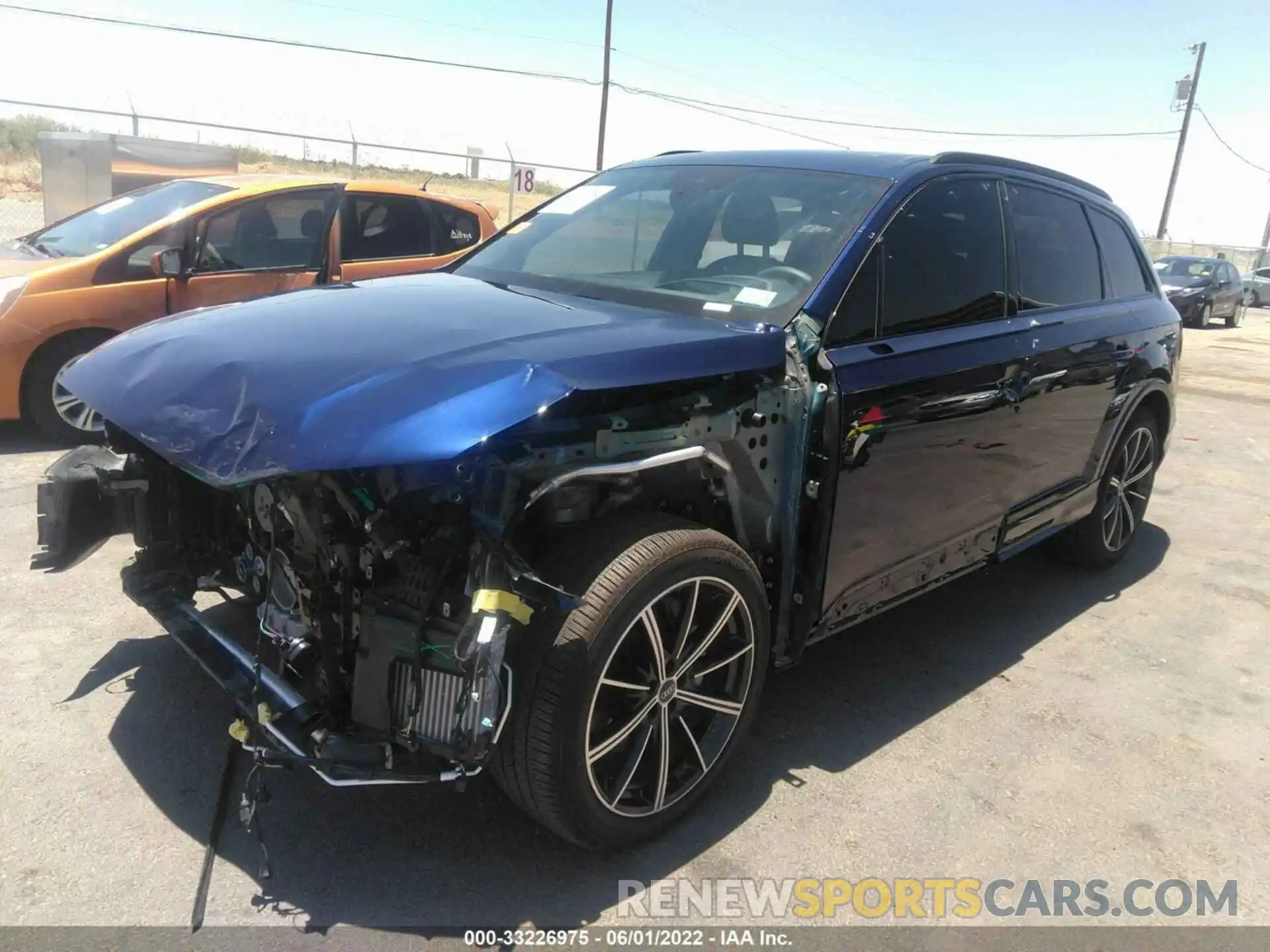 2 Photograph of a damaged car WA1VXAF77MD022422 AUDI Q7 2021