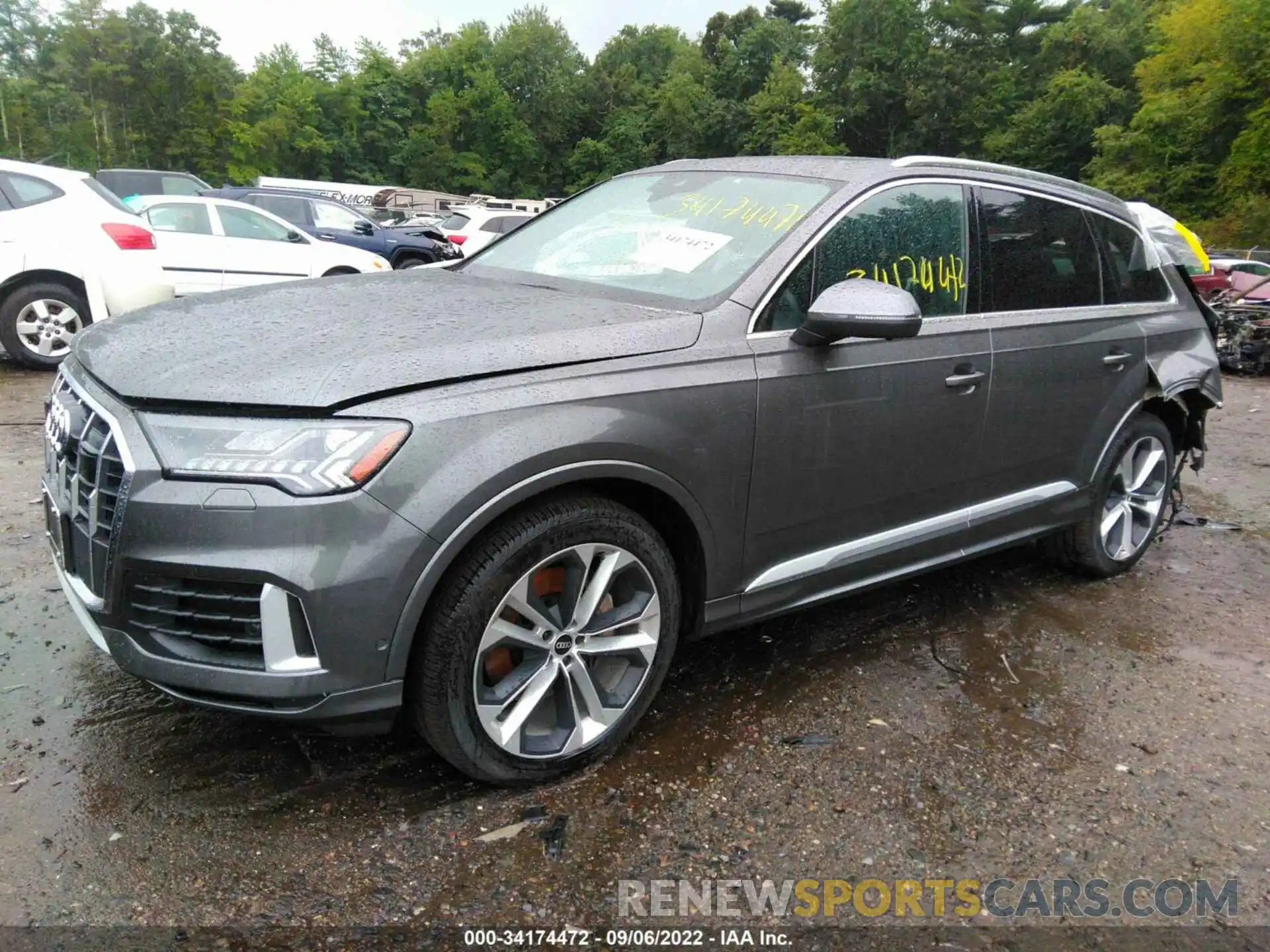 2 Photograph of a damaged car WA1VXAF78MD022932 AUDI Q7 2021