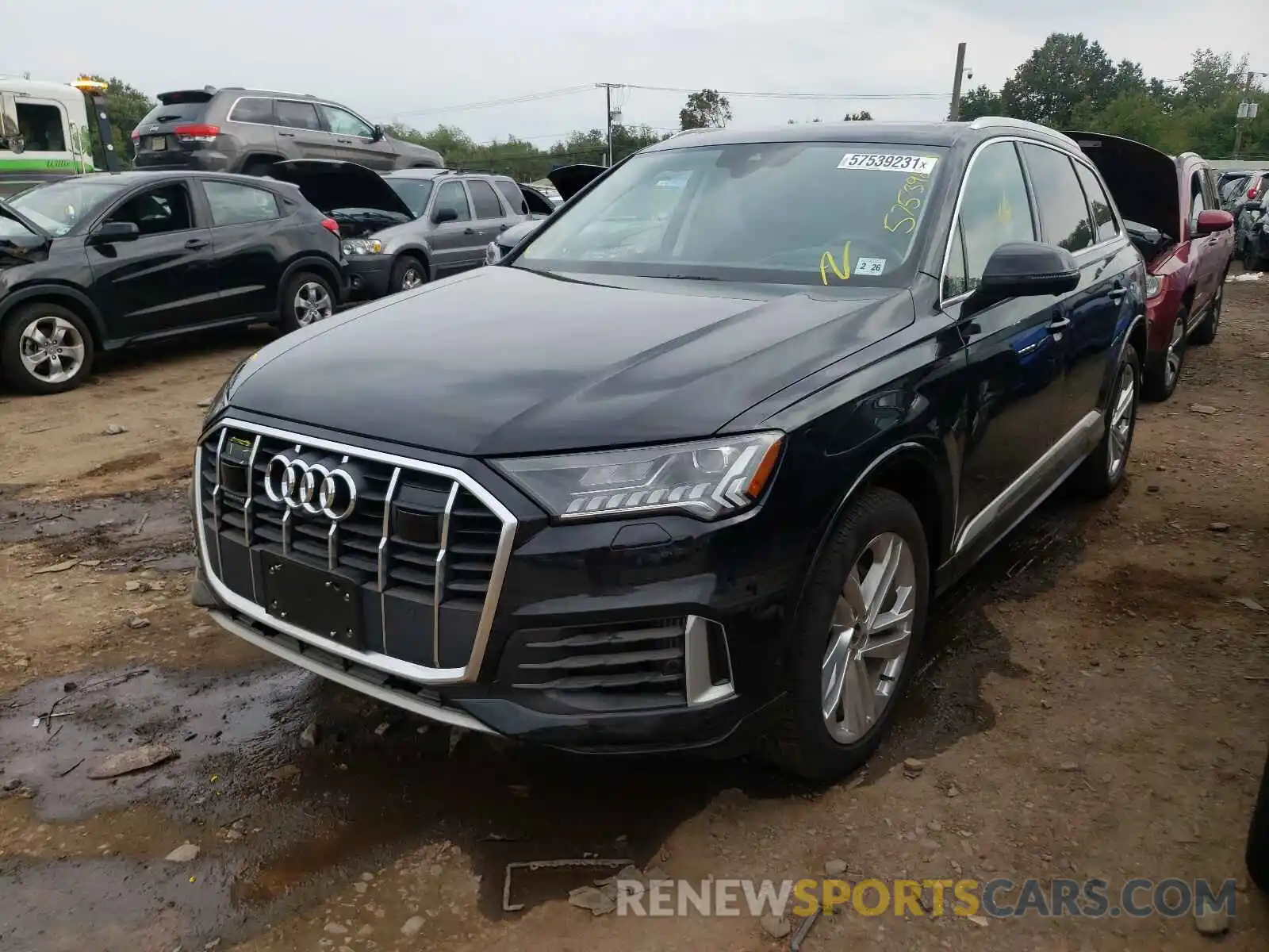 2 Photograph of a damaged car WA1VXAF78MD024292 AUDI Q7 2021