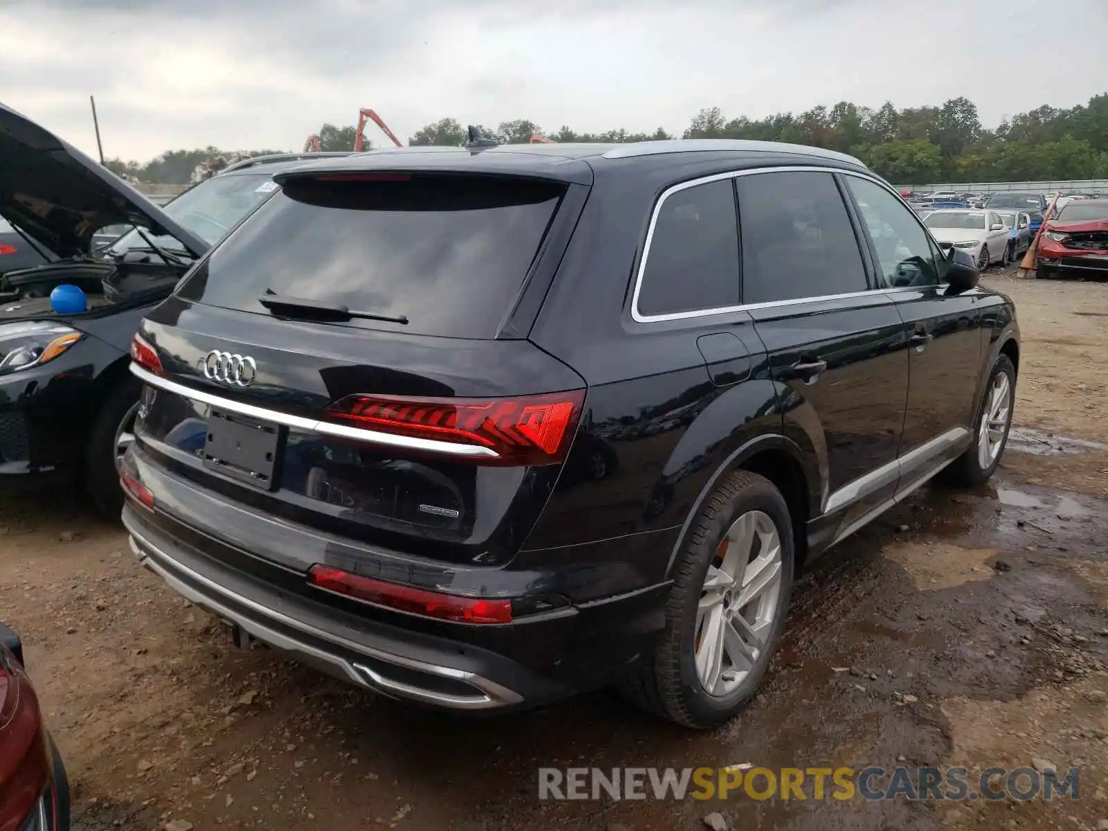 4 Фотография поврежденного автомобиля WA1VXAF78MD024292 AUDI Q7 2021