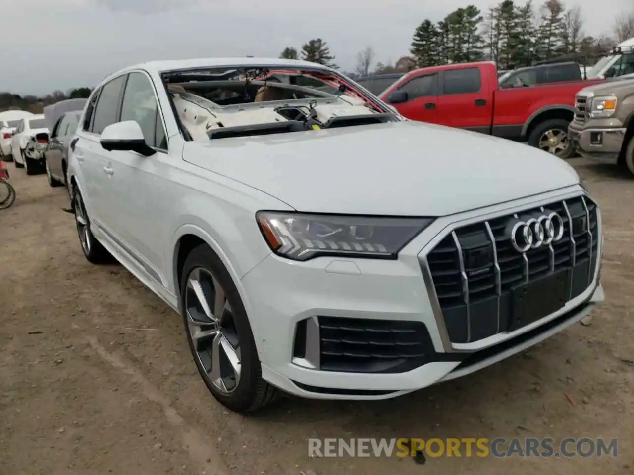 1 Photograph of a damaged car WA1VXAF79MD040937 AUDI Q7 2021