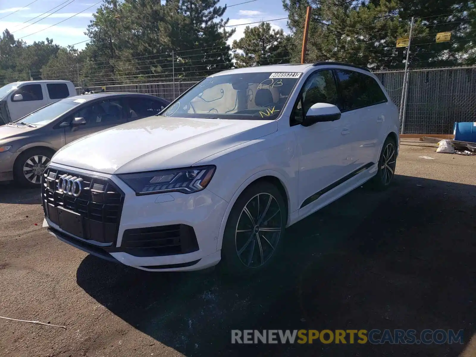 2 Photograph of a damaged car WA1VXAF7XMD027386 AUDI Q7 2021