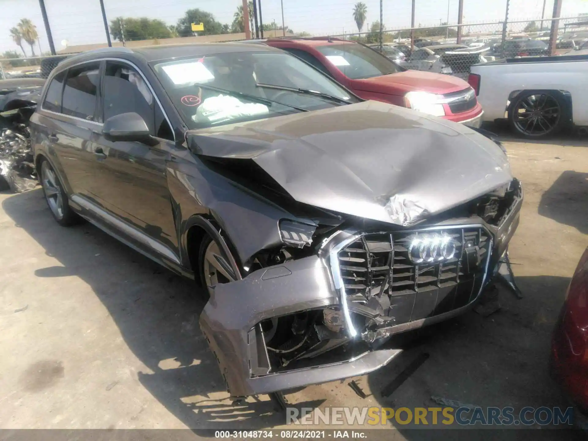 1 Photograph of a damaged car WA1VXBF70MD035048 AUDI Q7 2021