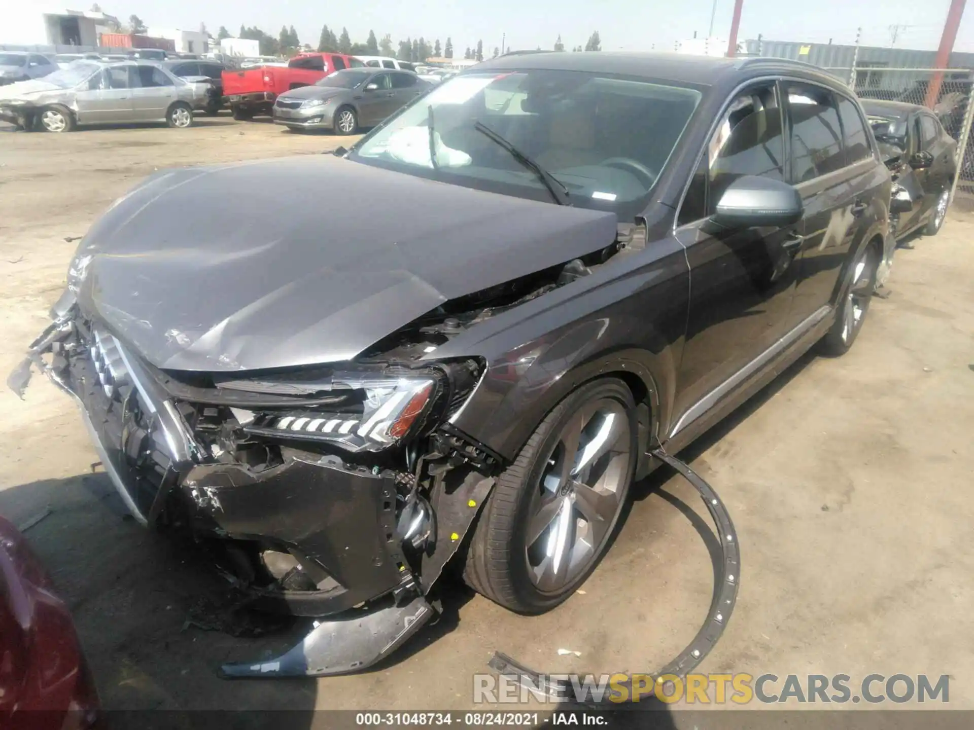 2 Photograph of a damaged car WA1VXBF70MD035048 AUDI Q7 2021