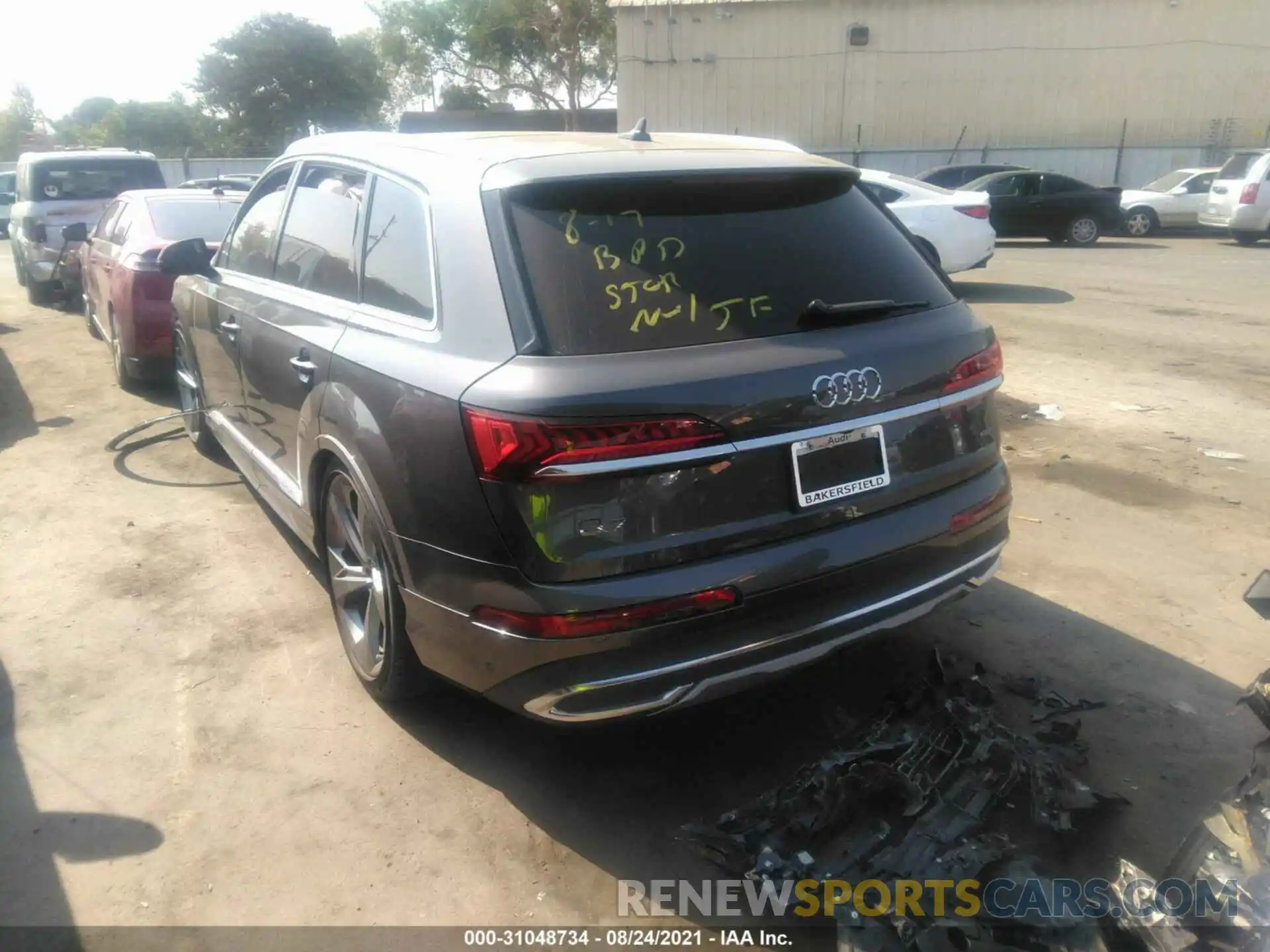 3 Photograph of a damaged car WA1VXBF70MD035048 AUDI Q7 2021