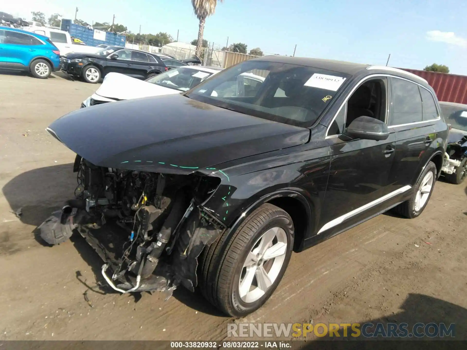 2 Photograph of a damaged car WA1AJBF79ND000302 AUDI Q7 2022