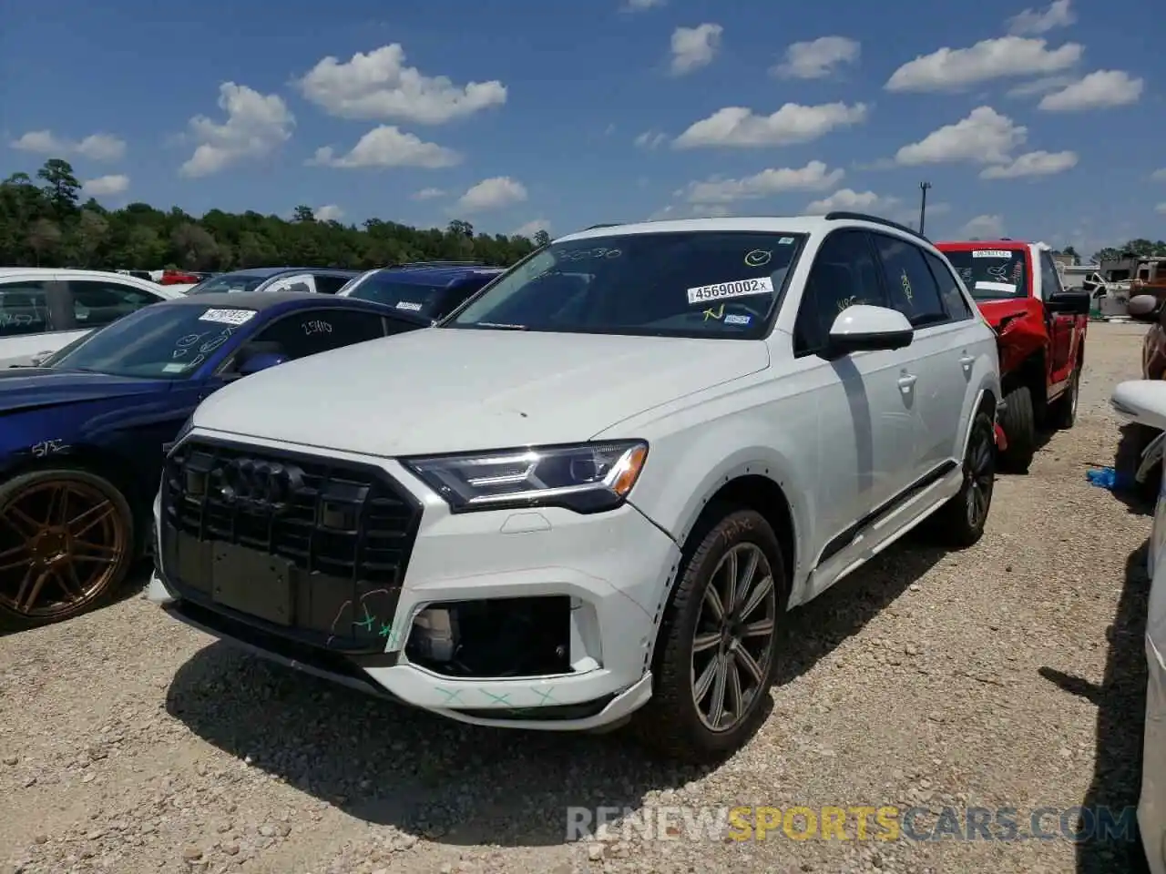 2 Photograph of a damaged car WA1LJBF75ND009023 AUDI Q7 2022