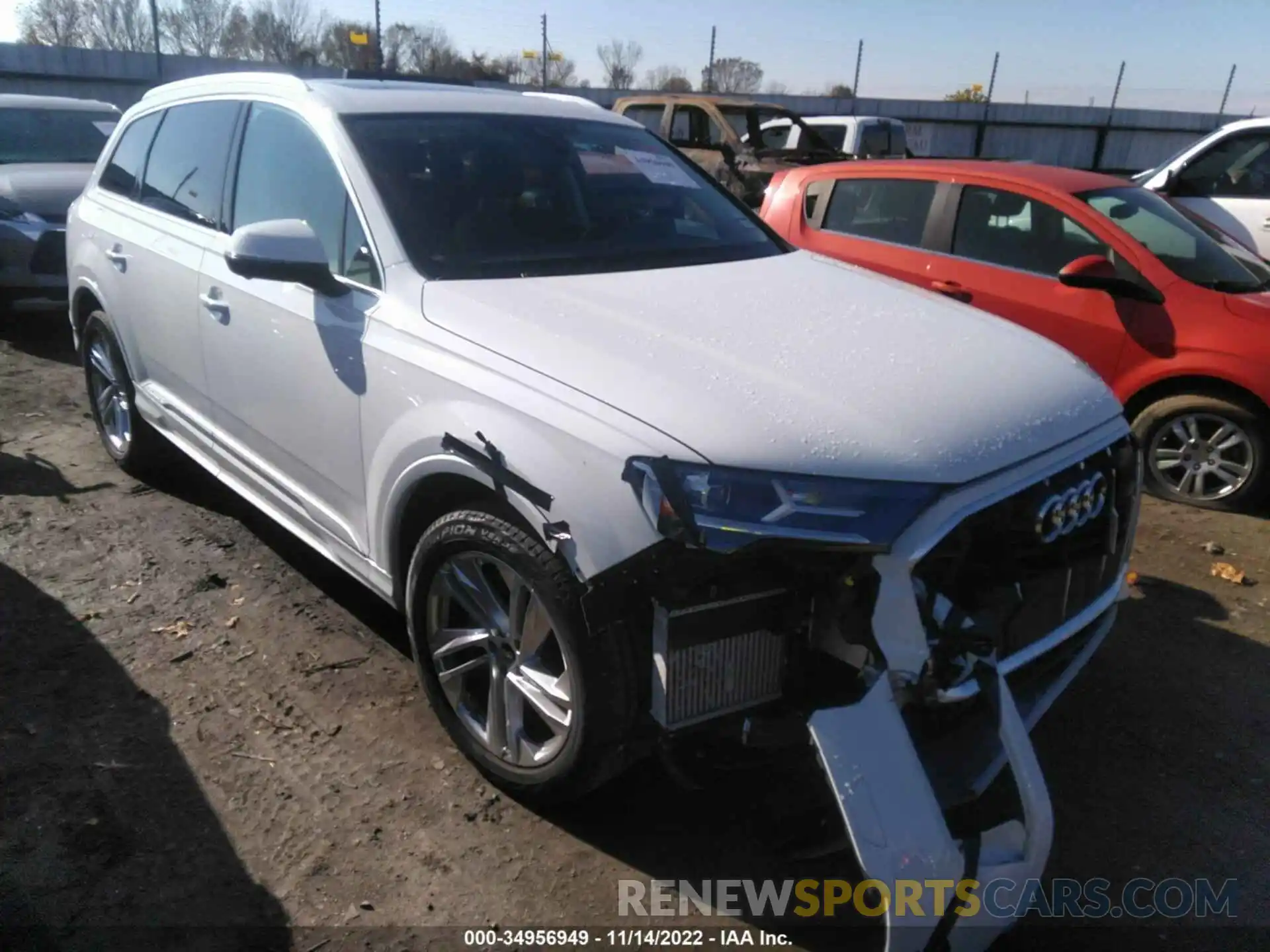 1 Photograph of a damaged car WA1LXBF78ND010410 AUDI Q7 2022