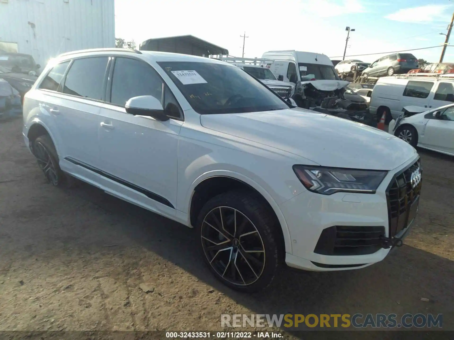 1 Photograph of a damaged car WA1VXBF73ND004197 AUDI Q7 2022