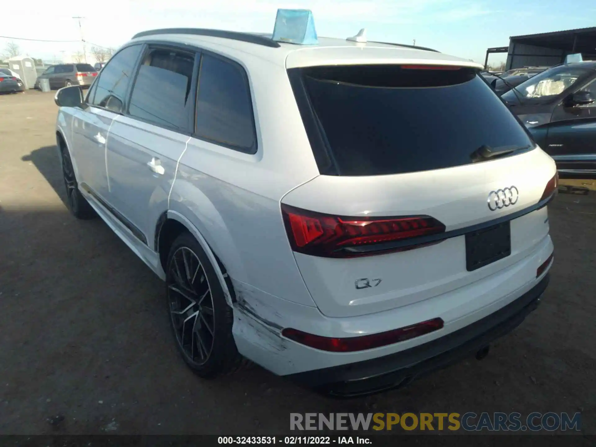 3 Фотография поврежденного автомобиля WA1VXBF73ND004197 AUDI Q7 2022