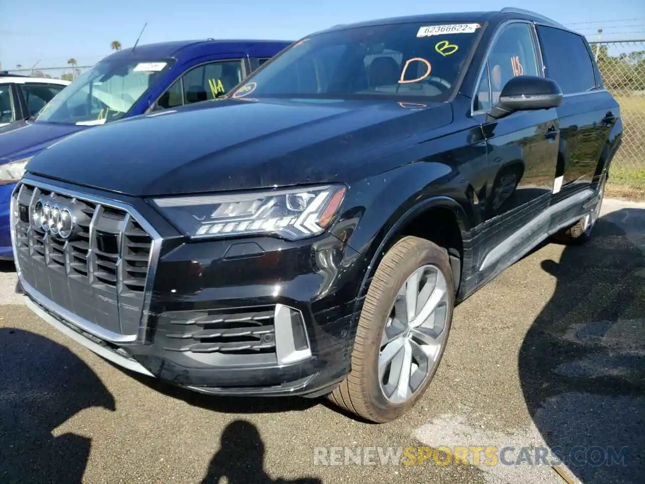 2 Фотография поврежденного автомобиля WA1VXBF7XND002253 AUDI Q7 2022