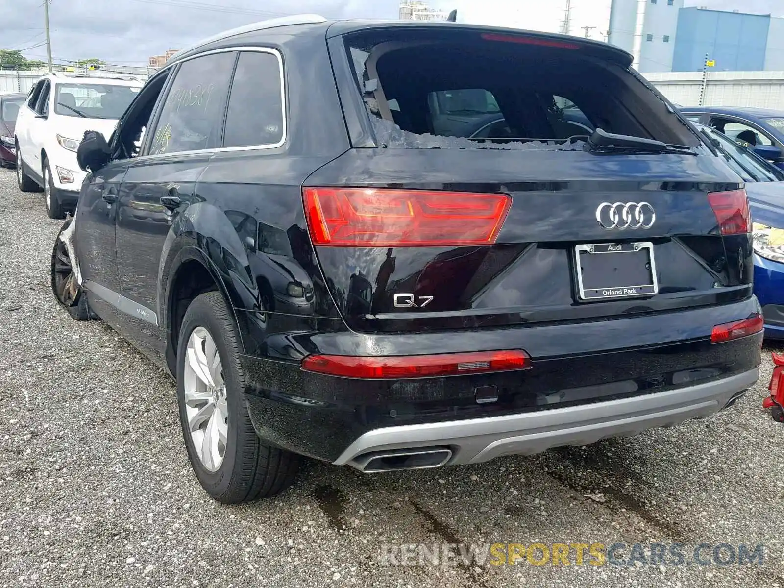 3 Фотография поврежденного автомобиля WA1AAAF77KD005956 AUDI Q7 PREMIUM 2019