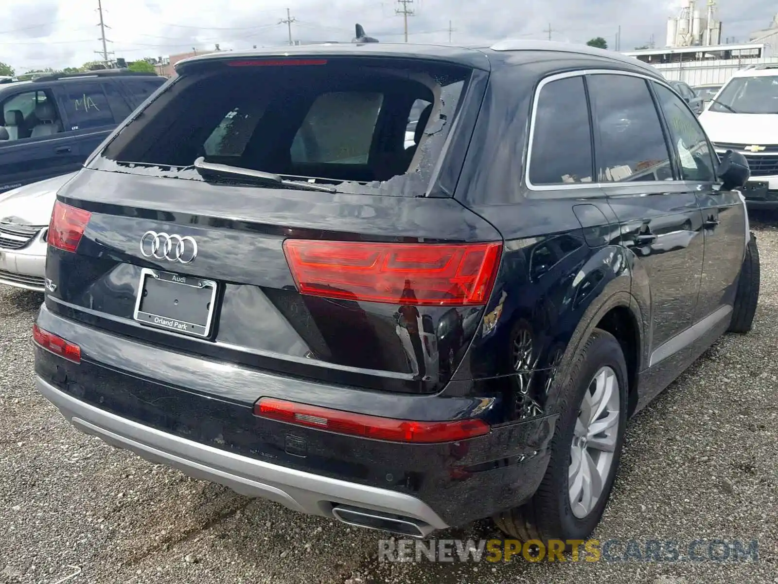 4 Фотография поврежденного автомобиля WA1AAAF77KD005956 AUDI Q7 PREMIUM 2019