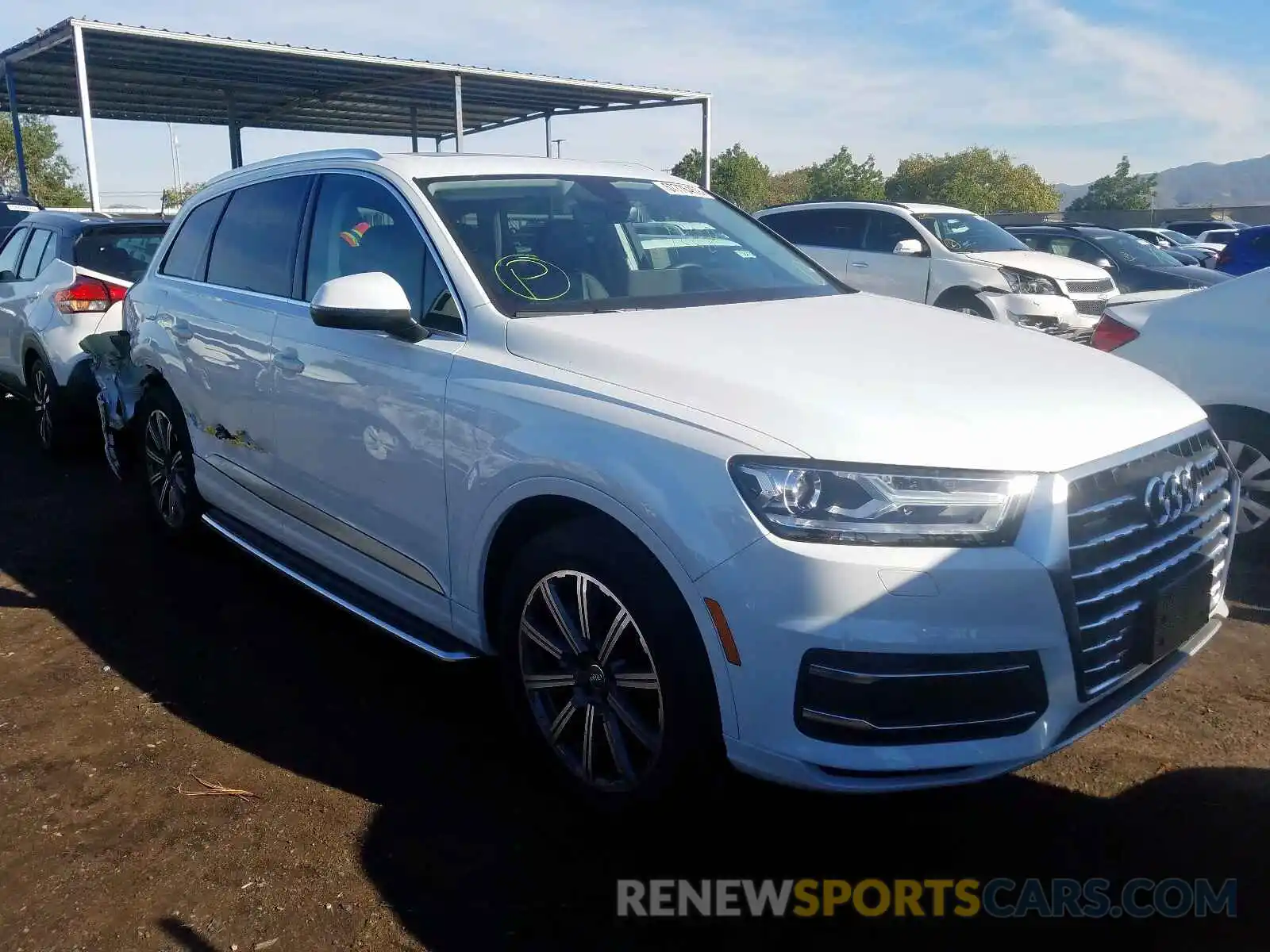 1 Photograph of a damaged car WA1AHAF76KD022274 AUDI Q7 PREMIUM 2019