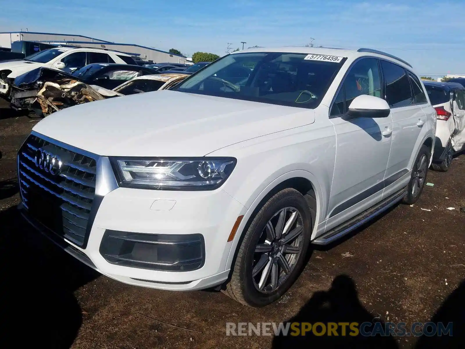 2 Фотография поврежденного автомобиля WA1AHAF76KD022274 AUDI Q7 PREMIUM 2019