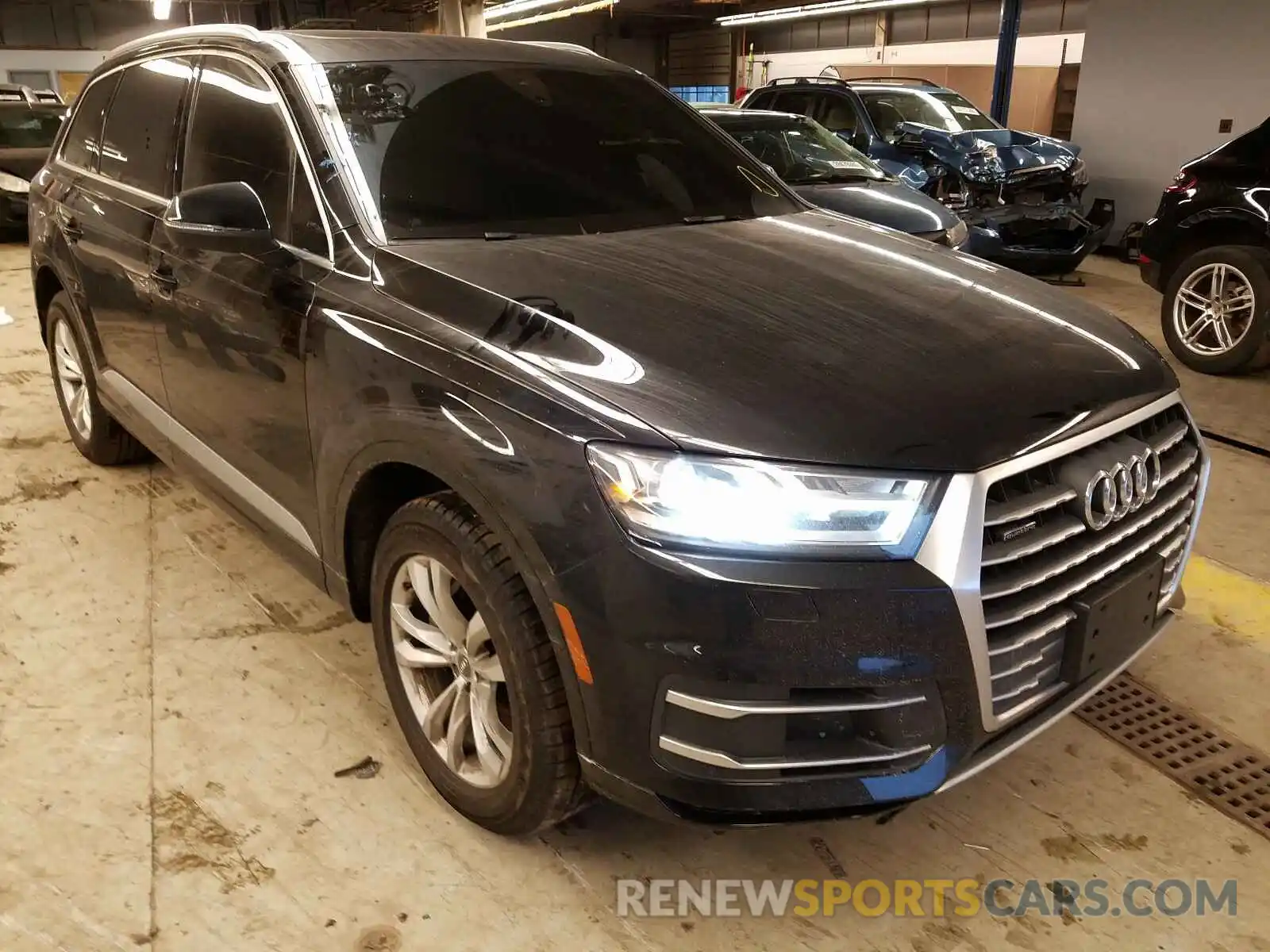 1 Photograph of a damaged car WA1AHAF77KD016452 AUDI Q7 PREMIUM 2019