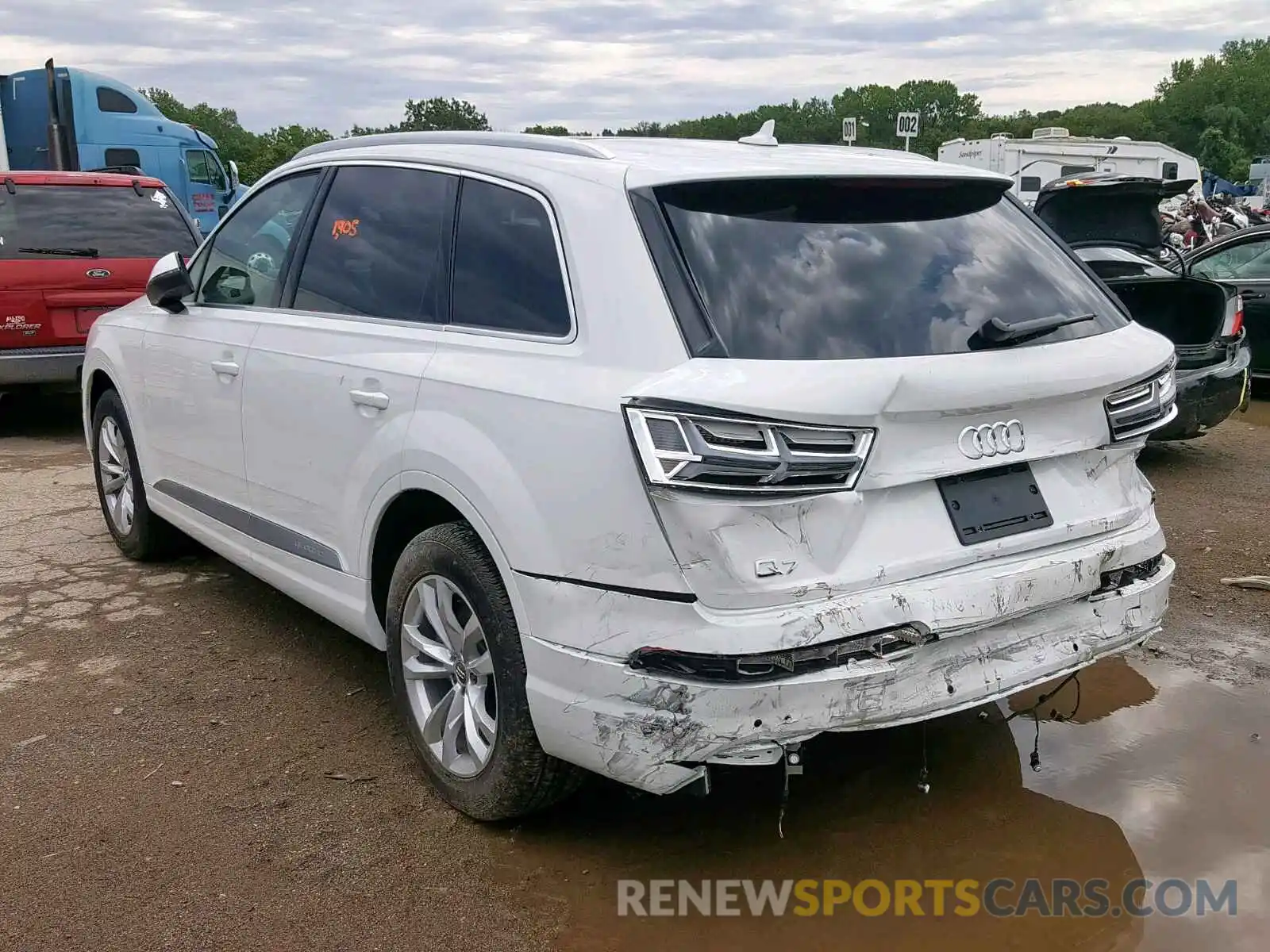 3 Photograph of a damaged car WA1LAAF72KD036945 AUDI Q7 PREMIUM 2019