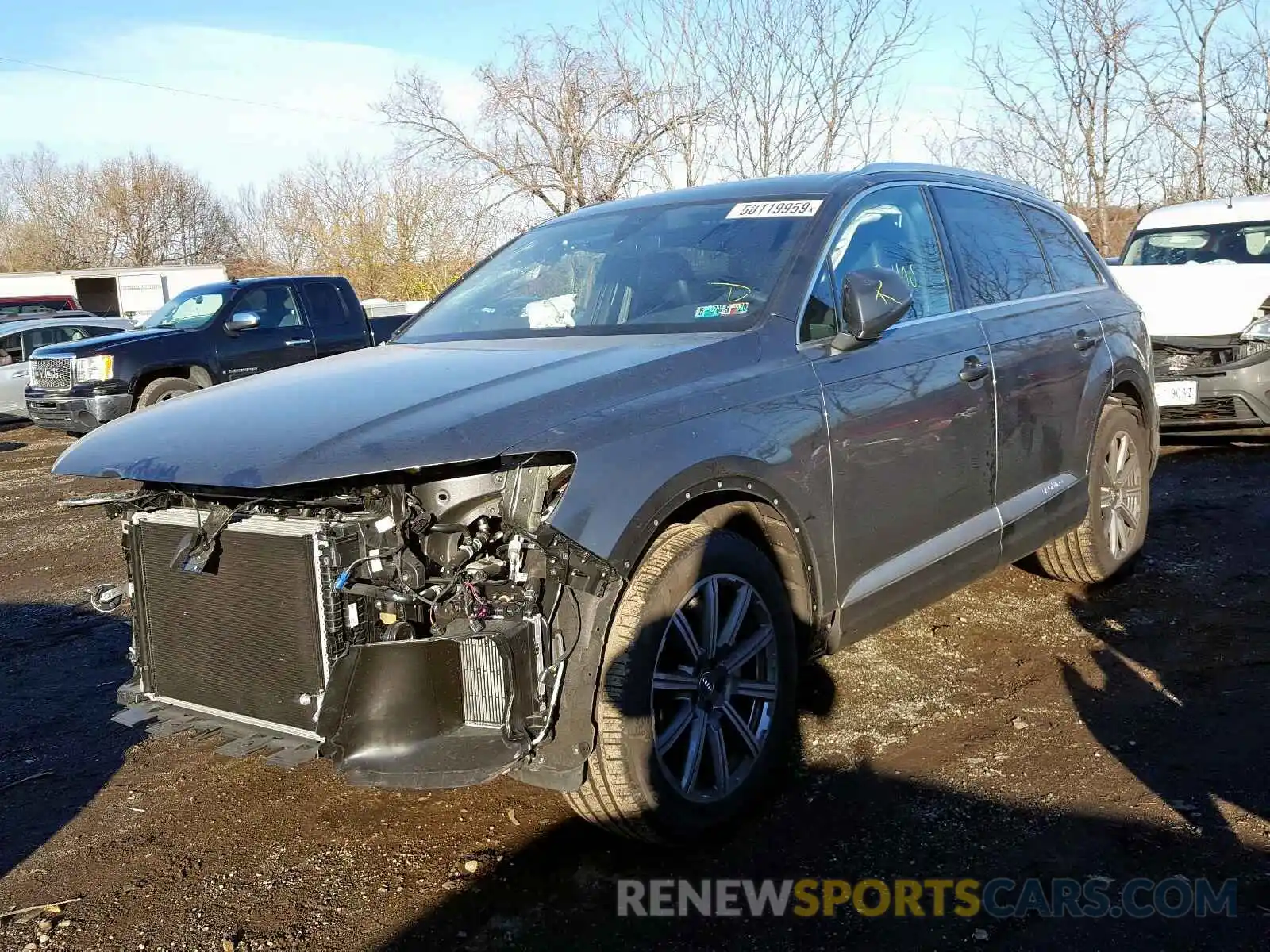 2 Photograph of a damaged car WA1LAAF75KD033019 AUDI Q7 PREMIUM 2019