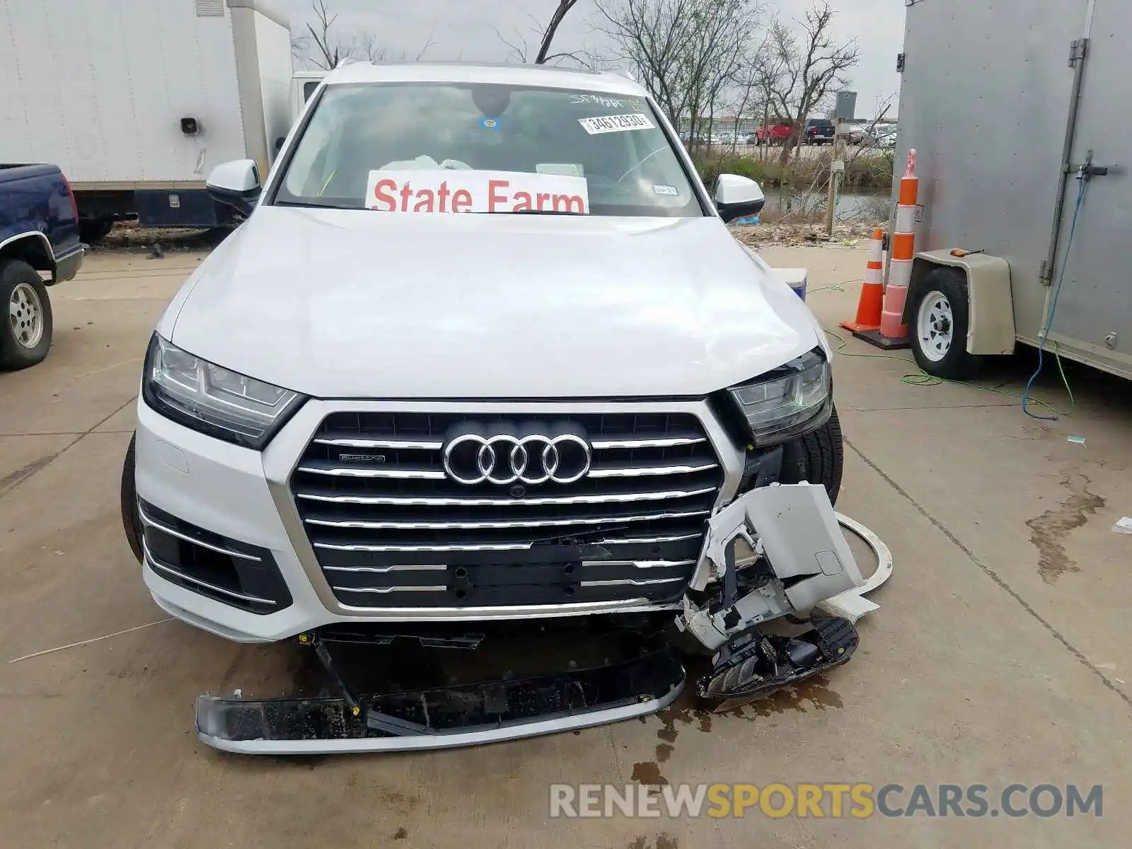 9 Фотография поврежденного автомобиля WA1LAAF78KD048954 AUDI Q7 PREMIUM 2019