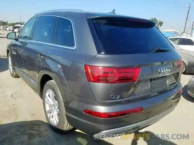 3 Photograph of a damaged car WA1LAAF7XKD045036 AUDI Q7 PREMIUM 2019