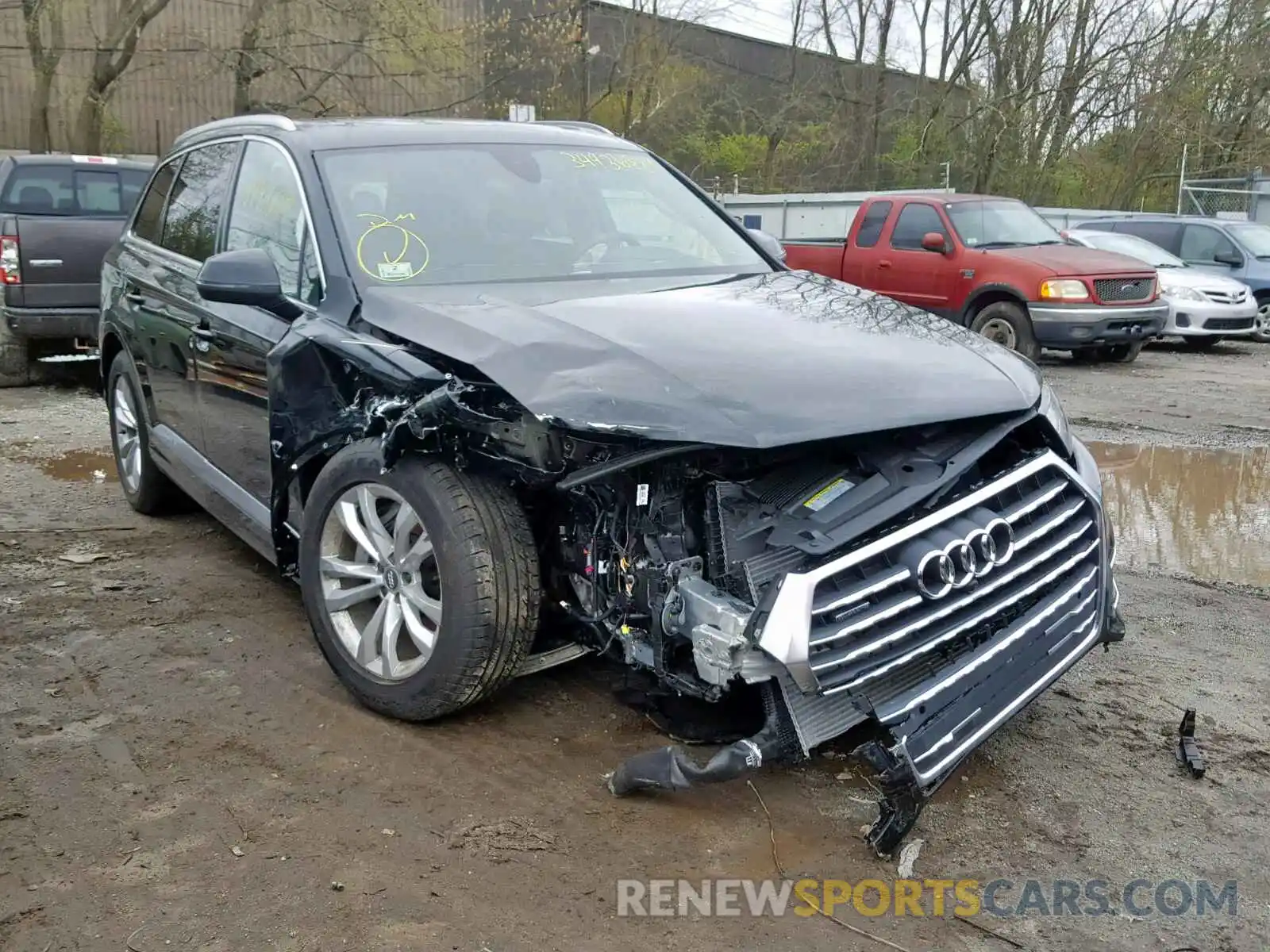 1 Photograph of a damaged car WA1LHAF71KD022823 AUDI Q7 PREMIUM 2019