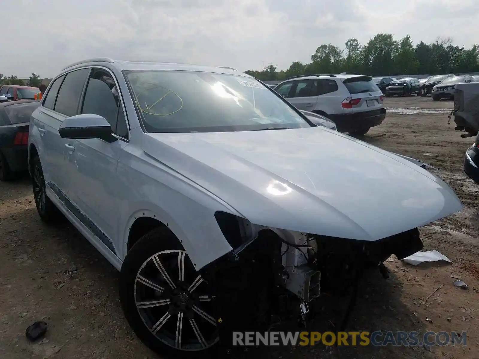 1 Photograph of a damaged car WA1LHAF74KD032486 AUDI Q7 PREMIUM 2019