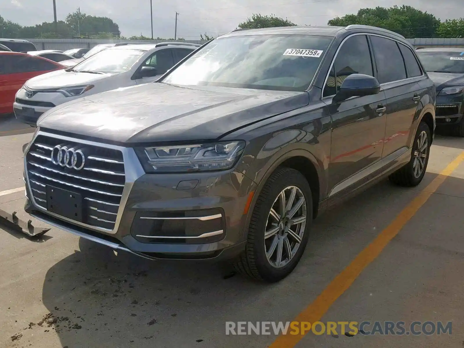 2 Photograph of a damaged car WA1LHAF78KD022544 AUDI Q7 PREMIUM 2019