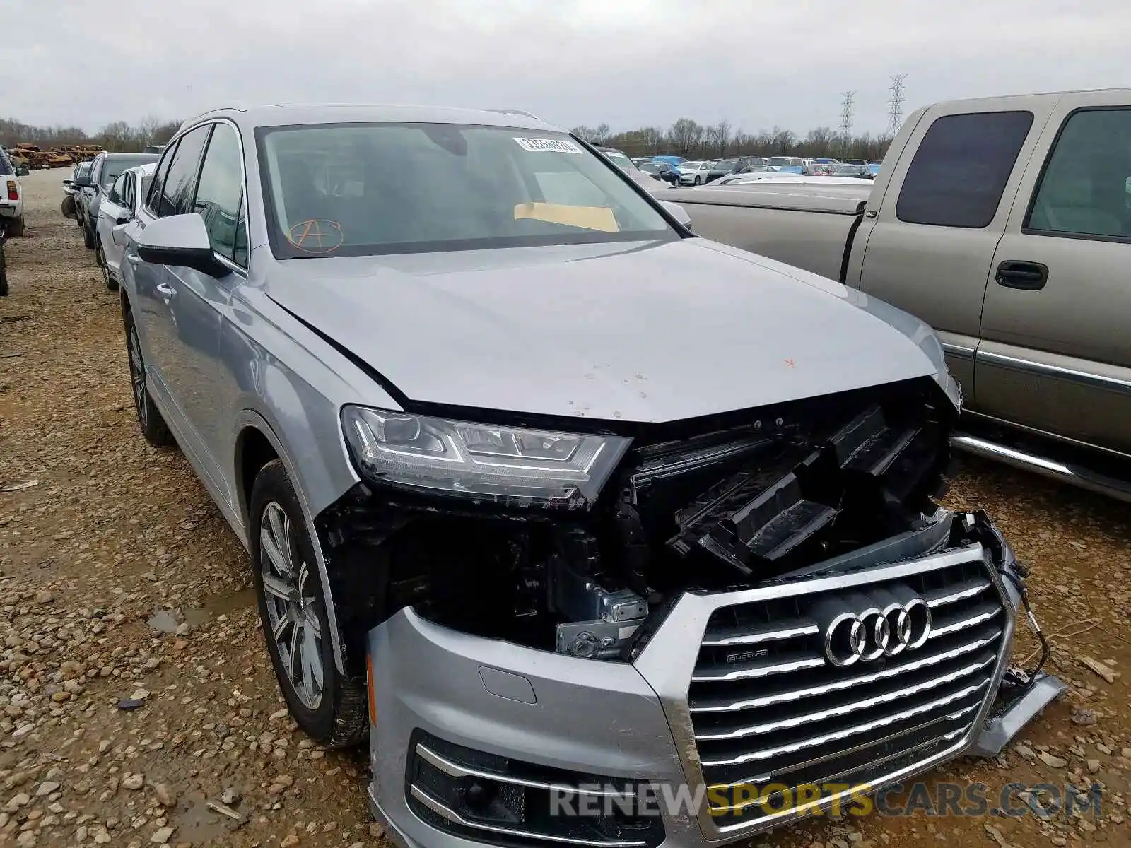 1 Photograph of a damaged car WA1LHAF79KD033584 AUDI Q7 PREMIUM 2019