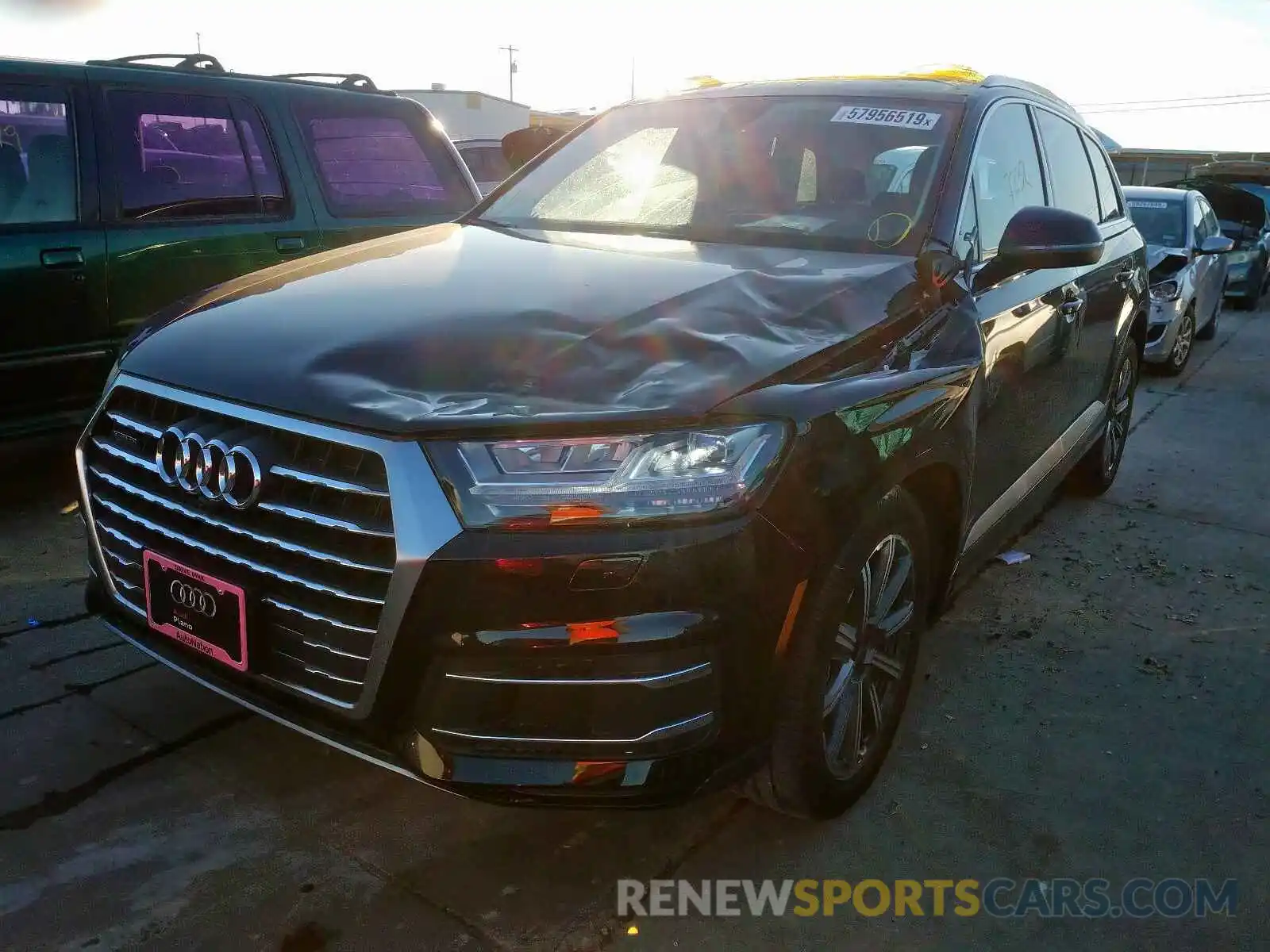 2 Фотография поврежденного автомобиля WA1LHAF7XKD025610 AUDI Q7 PREMIUM 2019