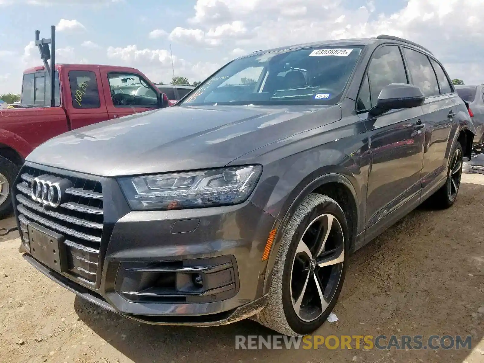 2 Фотография поврежденного автомобиля WA1VAAF72KD014842 AUDI Q7 PRESTIG 2019