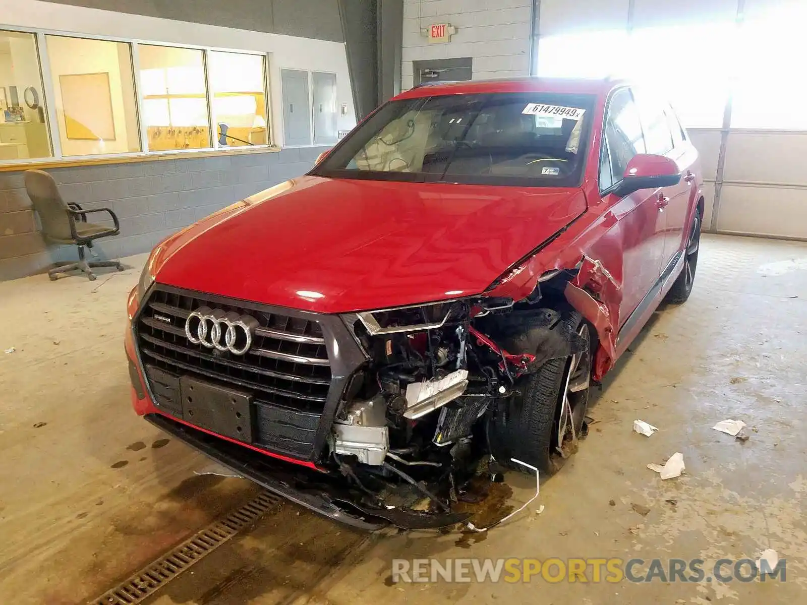 2 Фотография поврежденного автомобиля WA1VAAF79KD044324 AUDI Q7 PRESTIG 2019