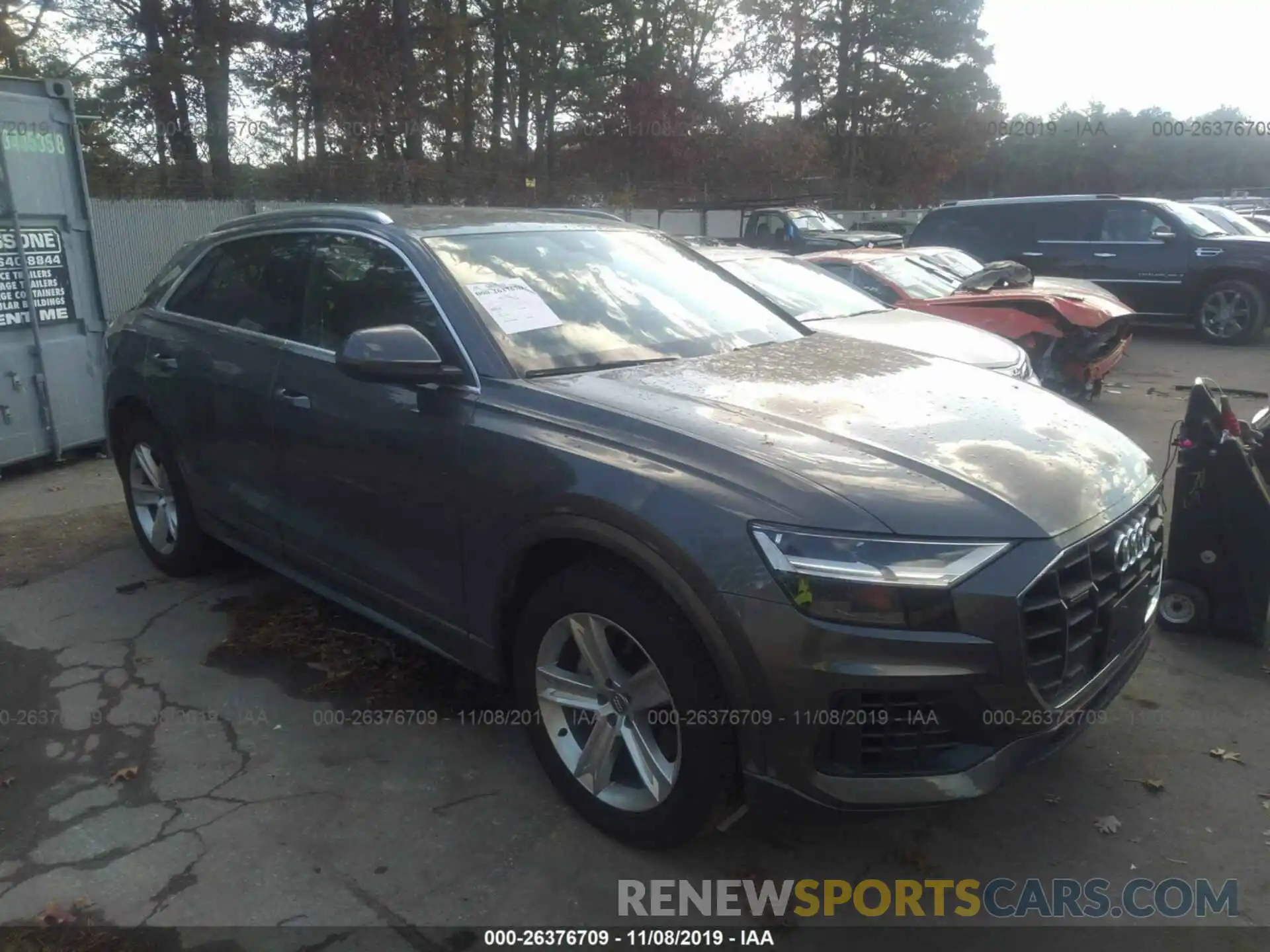 1 Фотография поврежденного автомобиля WA1AVAF10KD013235 AUDI Q8 2019