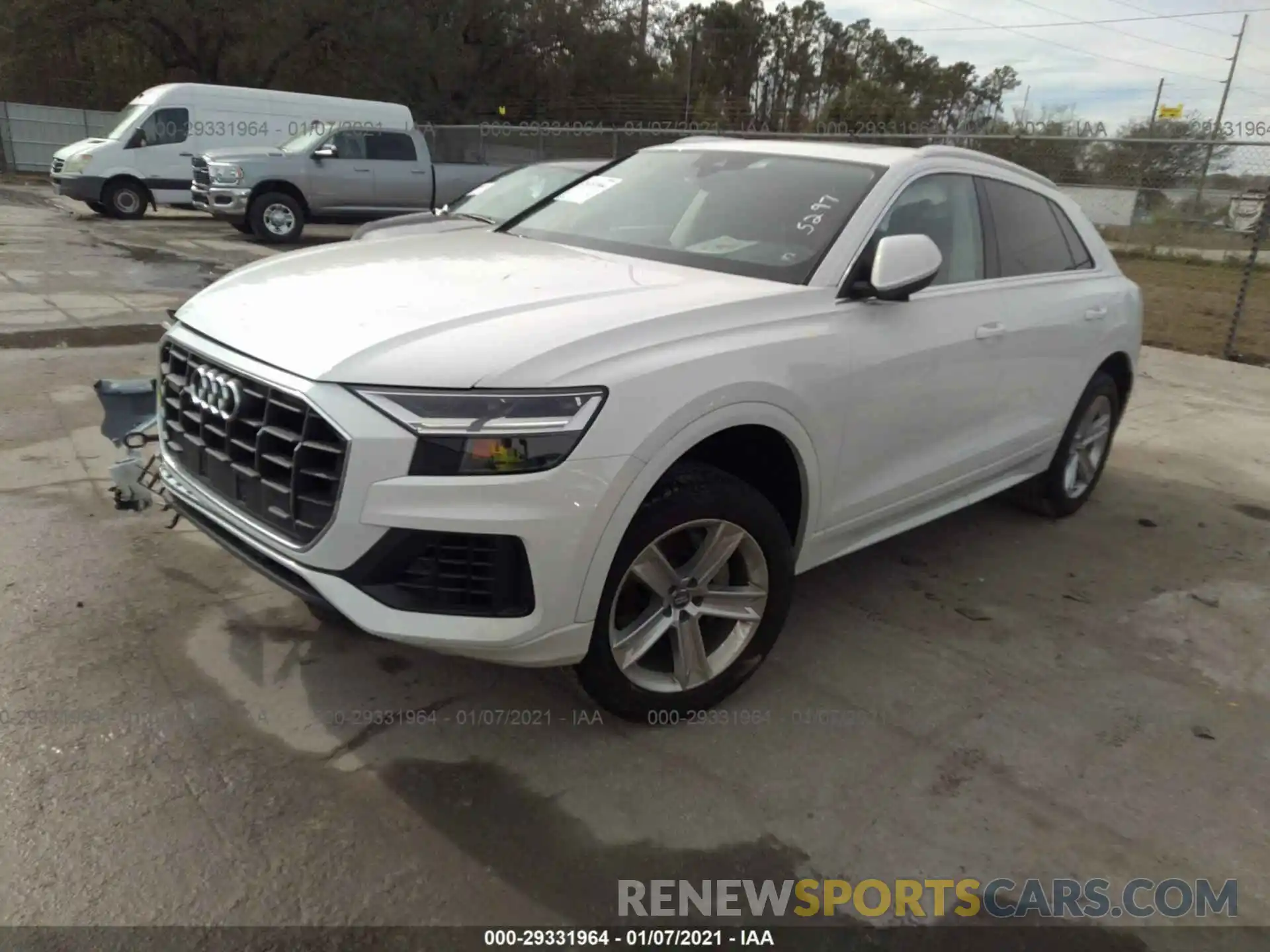 2 Photograph of a damaged car WA1AVAF10KD035297 AUDI Q8 2019