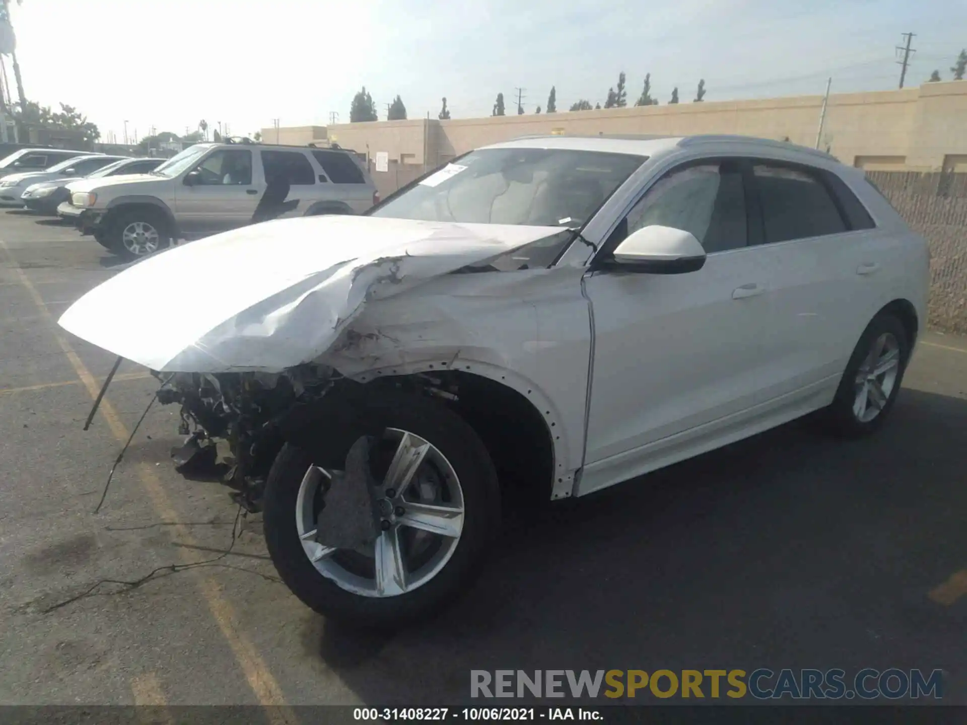 2 Photograph of a damaged car WA1AVAF11KD011980 AUDI Q8 2019