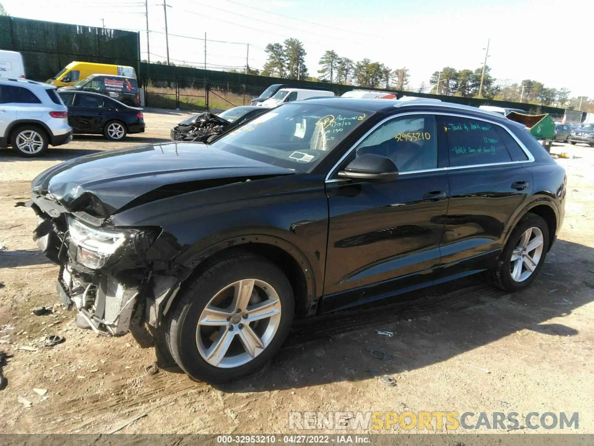 2 Фотография поврежденного автомобиля WA1AVAF11KD013857 AUDI Q8 2019