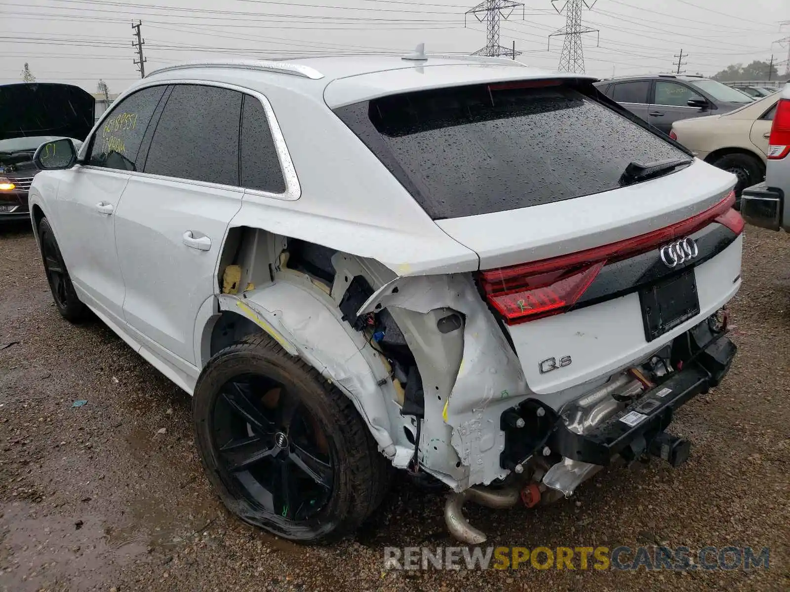 3 Фотография поврежденного автомобиля WA1AVAF11KD017262 AUDI Q8 2019