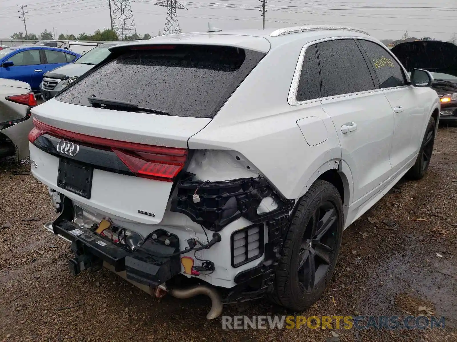 4 Фотография поврежденного автомобиля WA1AVAF11KD017262 AUDI Q8 2019