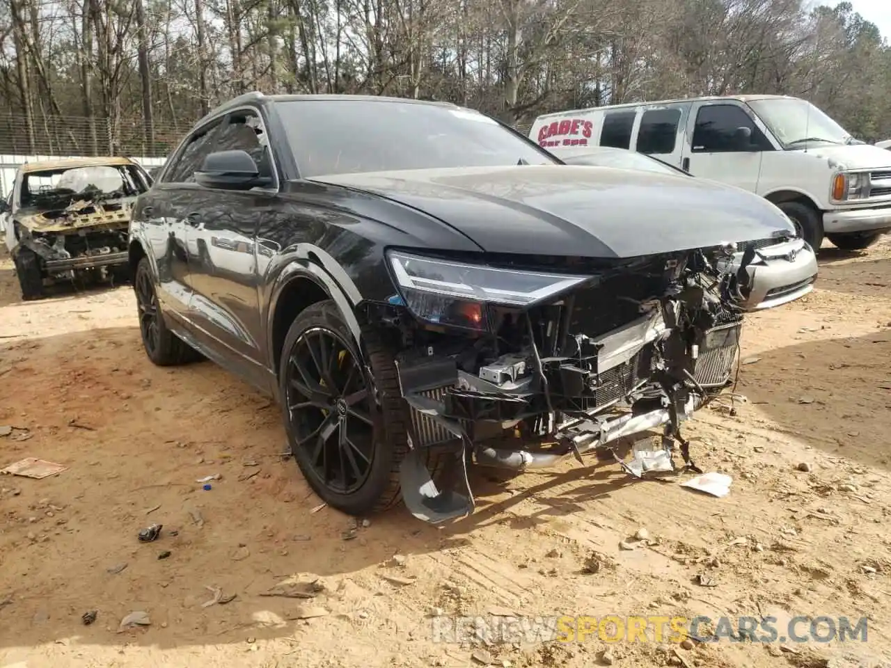 1 Photograph of a damaged car WA1AVAF11KD017391 AUDI Q8 2019