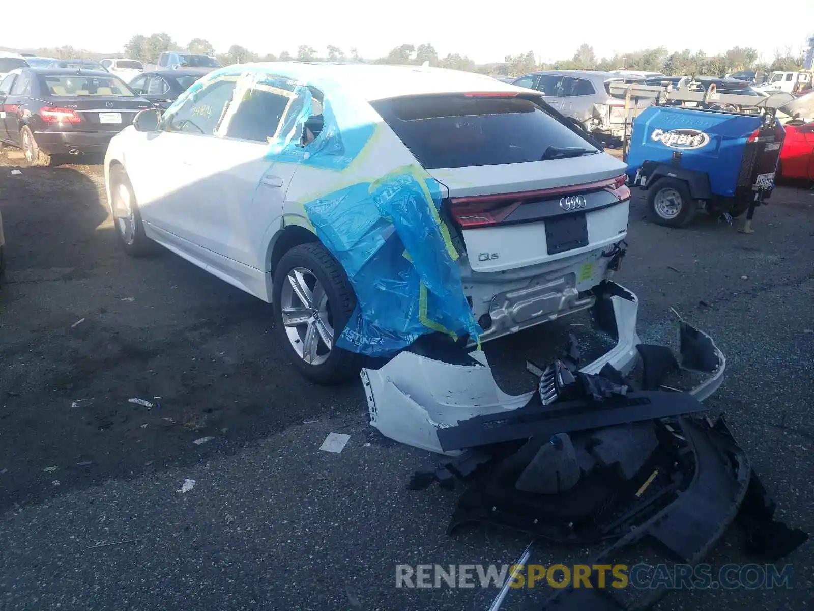 3 Photograph of a damaged car WA1AVAF12KD013091 AUDI Q8 2019