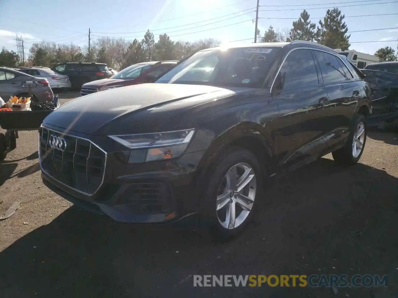 2 Фотография поврежденного автомобиля WA1AVAF12KD015293 AUDI Q8 2019