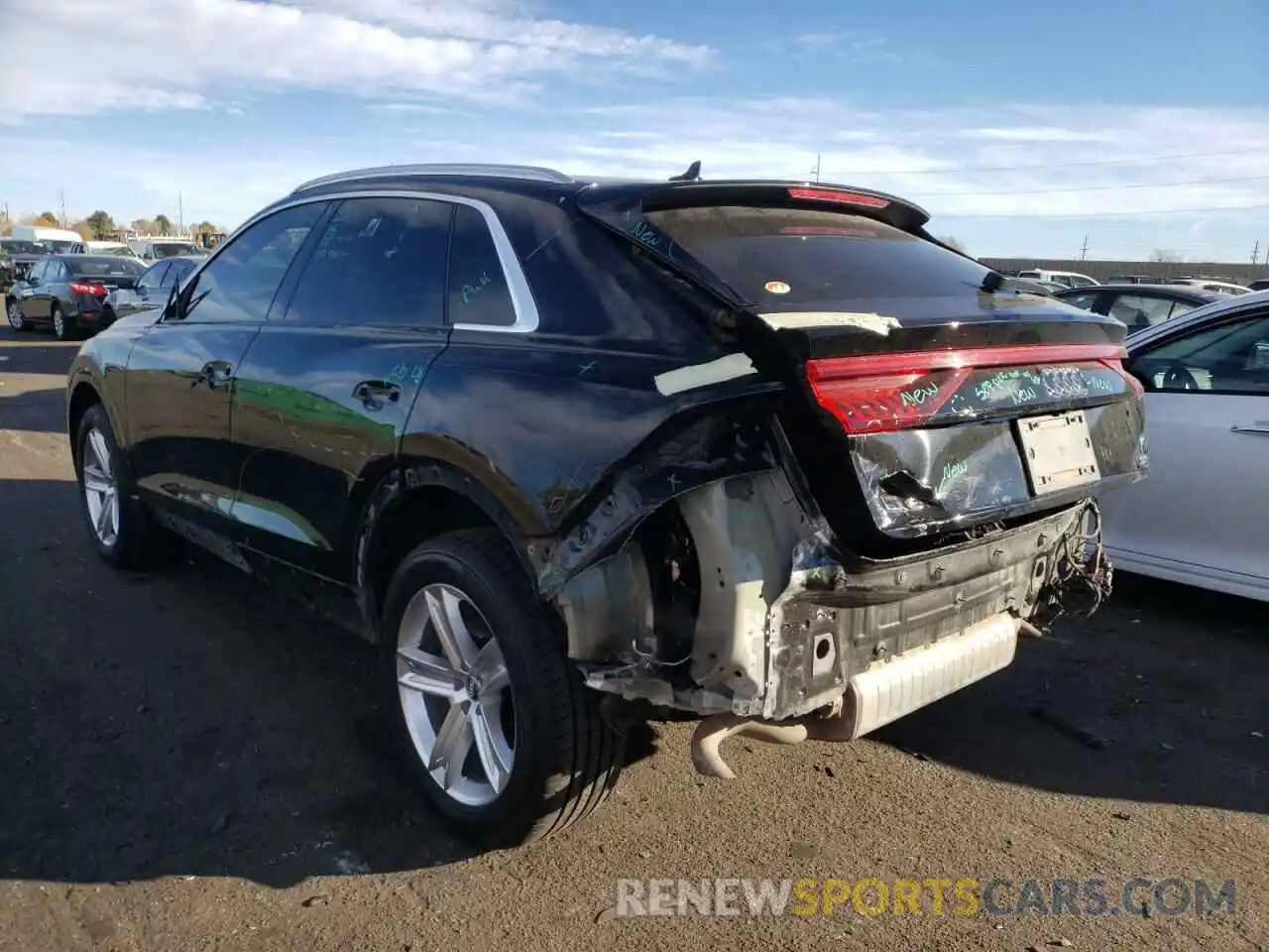 3 Photograph of a damaged car WA1AVAF12KD015293 AUDI Q8 2019