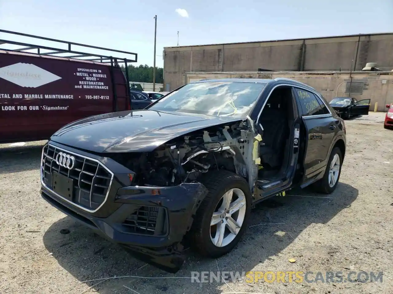 2 Фотография поврежденного автомобиля WA1AVAF12KD021465 AUDI Q8 2019